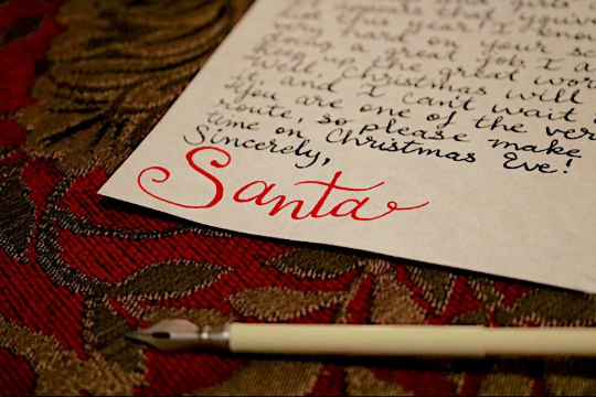 Teenager Santa Letter - Handwritten Letter from Santa Claus with FREE Christmas Wish Ticket!