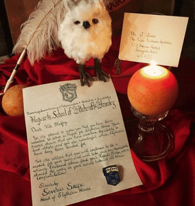 "Slytherin" House Prefect Letter & Pin Set - Hogwarts (Inspired)